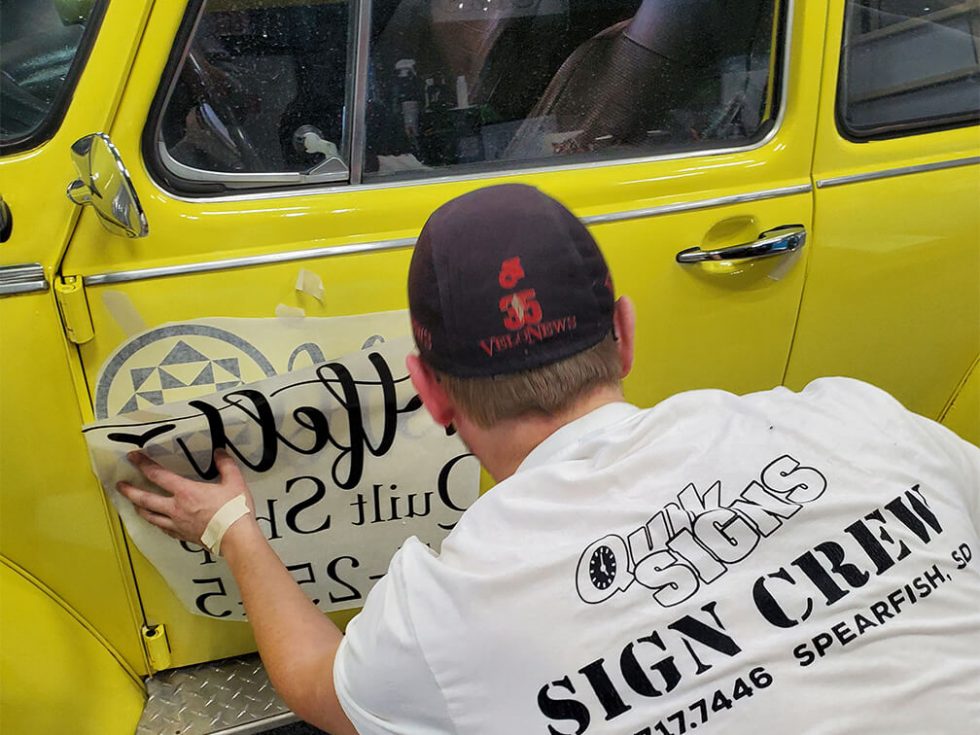 Vinyl Graphic Installation Quik Signs